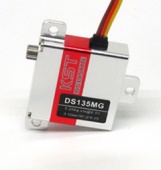 Цифровой сервопривод KST DS135MG (4.3-5.2кг/0.15-0.12сек)