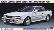 Hasegawa H21136 1:24 автомобиль TOYOTA COROLLA LEVIN AE92 APEX EARLY VERSION