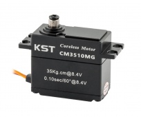 Стандартный сервопривод KST CM3510MG (20-35кг/0.20 - 0.10сек)