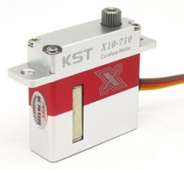 Тонкопрофильный мини сервопривод KST X10-710 (4.5-7.5кг/0.16-0.10сек)